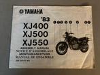 manual yamaha, Motoren, Ophalen of Verzenden, Yamaha