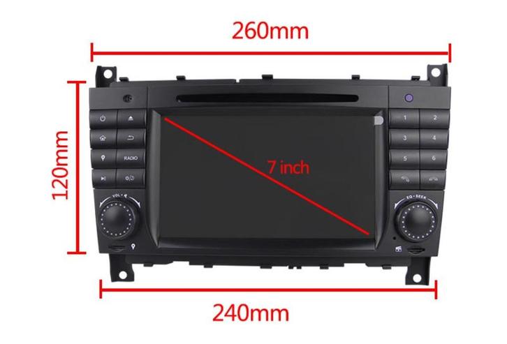 Radio navigatie multimedia voor Mercedes, Auto diversen, Autoradio's, Zo goed als nieuw, Ophalen of Verzenden