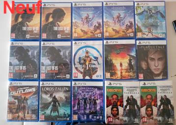 Verkoopt verschillende nieuwe en gebruikte PS5-games (ZIE FO beschikbaar voor biedingen