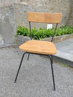 Mooie industriële houten stoel Gold Star, Gebruikt, Hout, Ophalen