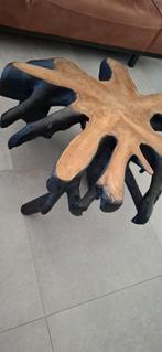 Massieve houten salontafel, Huis en Inrichting, Tafels | Salontafels, Ophalen