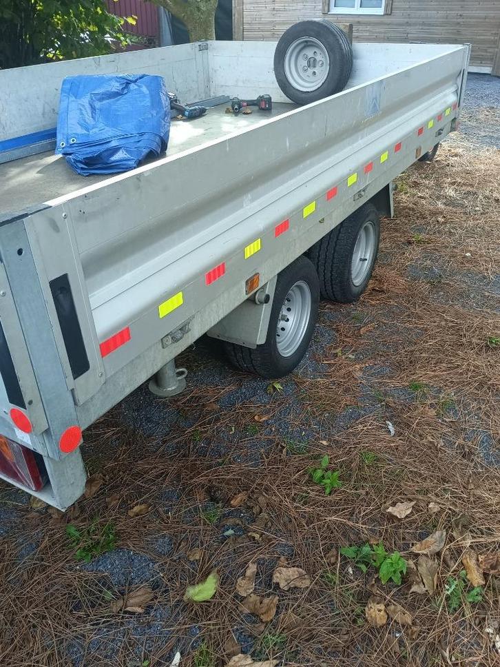 Remorque LIDER charge utile 2100 kg, Autos : Divers, Remorques, Comme neuf, Enlèvement