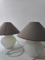 2 lampes de table décoratives, Maison & Meubles, Lampes | Lampes de table, Utilisé, Moins de 50 cm, Enlèvement ou Envoi, Verre