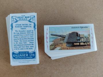 The Great War series complete set 50 REPRO chromos 2003 beschikbaar voor biedingen