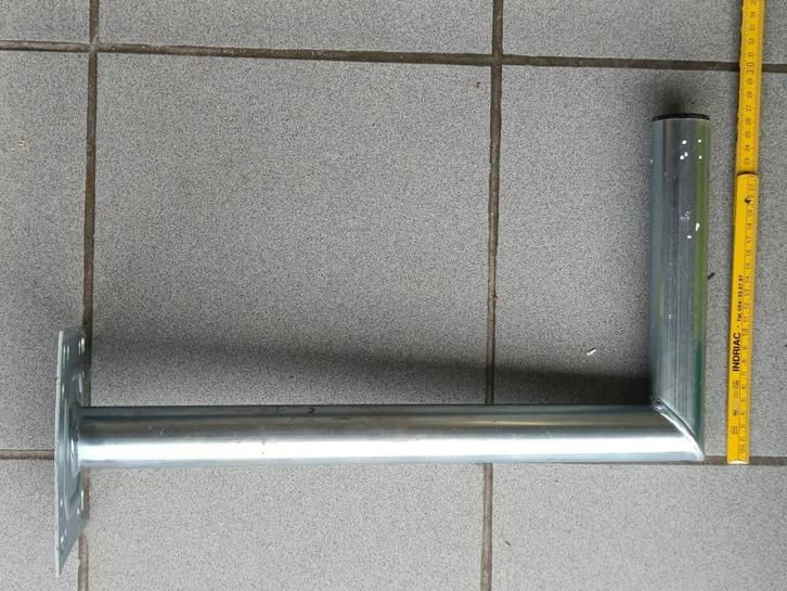 Muurbeugel L-vorm, Telecommunicatie, Antennes en Masten, Nieuw, Mast, Ophalen