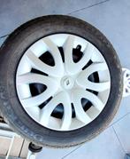 Pneu et jante été 185 65 15 Goodyear 4 trous clio, Ophalen, Gebruikt, 15 inch, Banden en Velgen