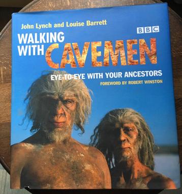  Boek Walking with Cavemen BBC John Lynch & Louise Barrett