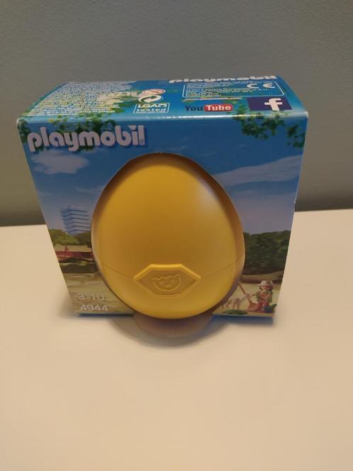 Playmobil set 4944 "Ei (geel) Dierenverzorger met alpaca", Kinderen en Baby's, Speelgoed | Playmobil, Nieuw, Complete set, Ophalen of Verzenden