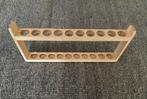 Houten houder voor proefbuisjes,mooi als doopsuikerdecoratie, Ophalen of Verzenden, Zo goed als nieuw