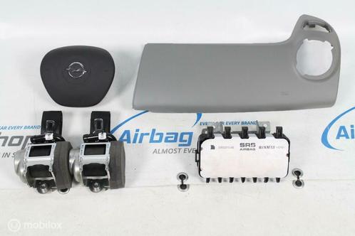 Airbag kit - Panneau beige Opel Vivaro (2014-2019), Autos : Pièces & Accessoires, Tableau de bord & Interrupteurs, Utilisé, Enlèvement ou Envoi