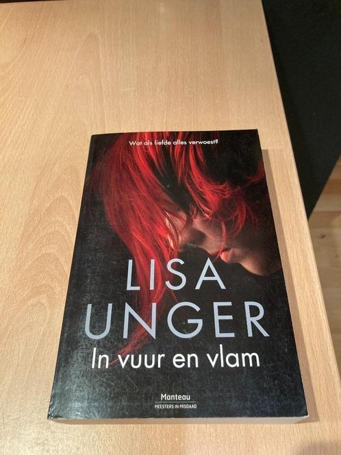 Boek: in Vuur en vlam Lisa Ungers, Livres, Romans, Comme neuf, Amérique, Enlèvement ou Envoi