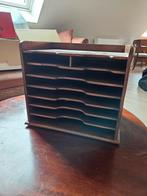 Papieractuur sorteerder in kerselaar, Ophalen of Verzenden, Gebruikt