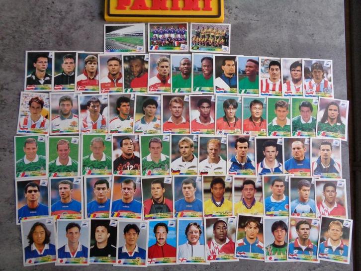 PANINI VOETBAL STICKERS WORLD CUP FRANCE 98    61X   ******, Hobby en Vrije tijd, Stickers en Plaatjes, Verzenden