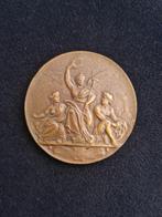 Médaille Belgique Franchomme bronze fabrique tissus belge, Enlèvement ou Envoi, Bronze