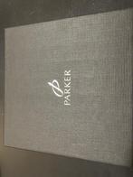 Parker geschenkdoos met zwarte leren hoes nieuw, zonder s, Parker, Overige typen, Nieuw, Met doosje