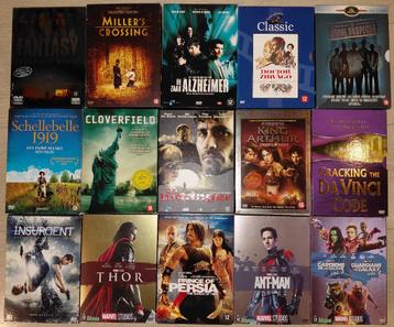 34 DVD's in kartonnen hoes beschikbaar voor biedingen