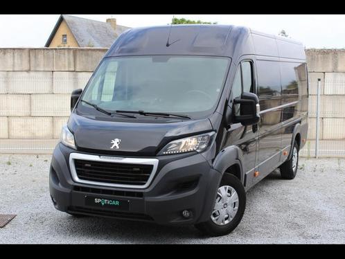 Peugeot Boxer L4H2 GPS-CAMERA-TREKHAAK-LED, Auto's, Peugeot, Boxer, Metaalkleur, Diesel, Euro 6, 2 deurs, Handgeschakeld, Zwart