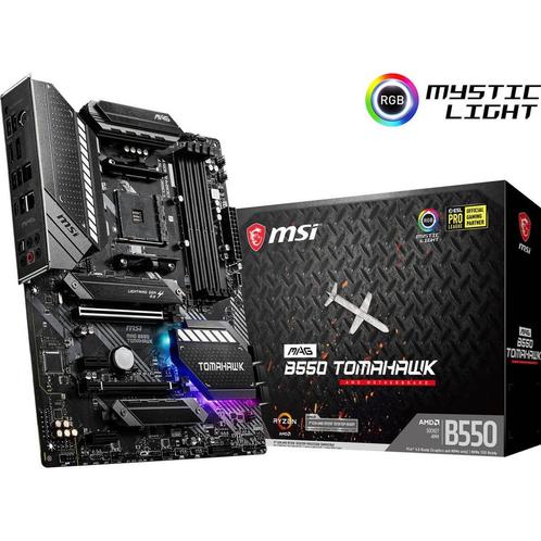 MSI MAG B550 Tomahawk AM4, Computers en Software, Moederborden, Zo goed als nieuw, AMD, DDR4, Ophalen of Verzenden