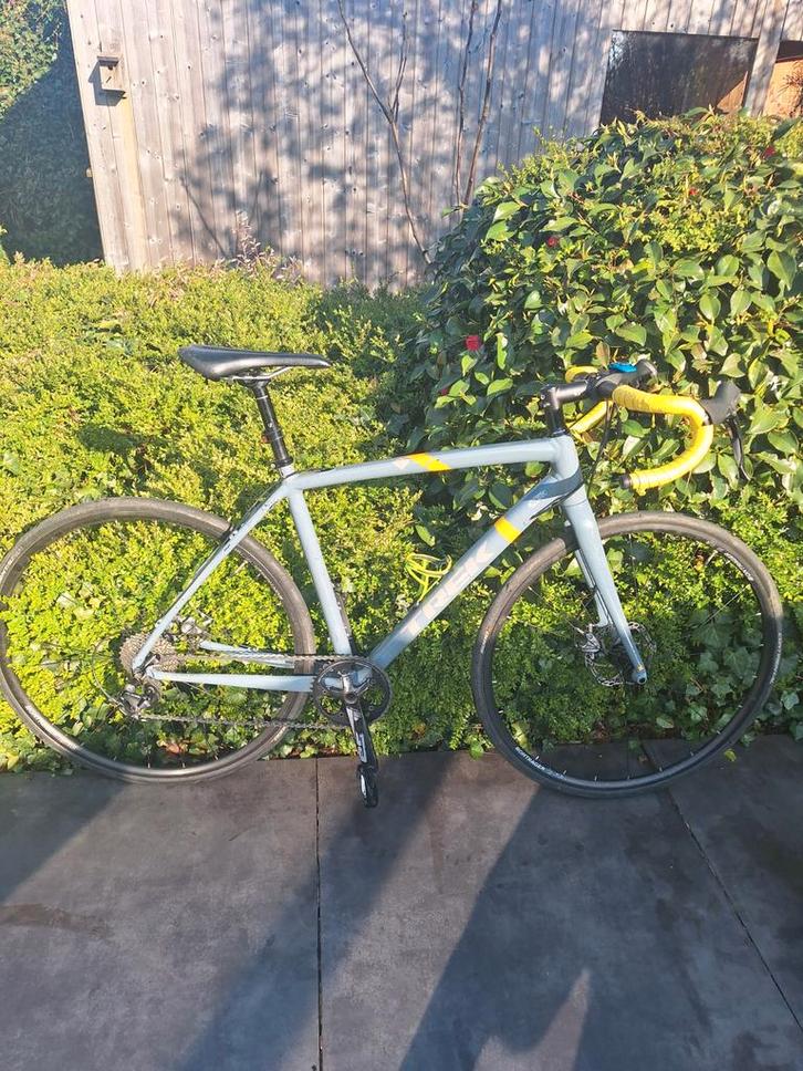 Koersfiets Trek (schijfrem) maat: 53, Fietsen en Brommers, Fietsen | Racefietsen, Gebruikt, Heren, Overige merken, 10 tot 15 versnellingen