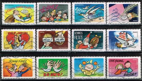 Postzegels uit Frankrijk - K 4811 - groetzegels, Postzegels en Munten, Postzegels | Europa | Frankrijk, Gestempeld, Verzenden