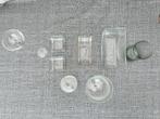 Glazen vazen / theelichthouder - 8st, Maison & Meubles, Accessoires pour la Maison | Vases, Enlèvement, Utilisé, Moins de 50 cm