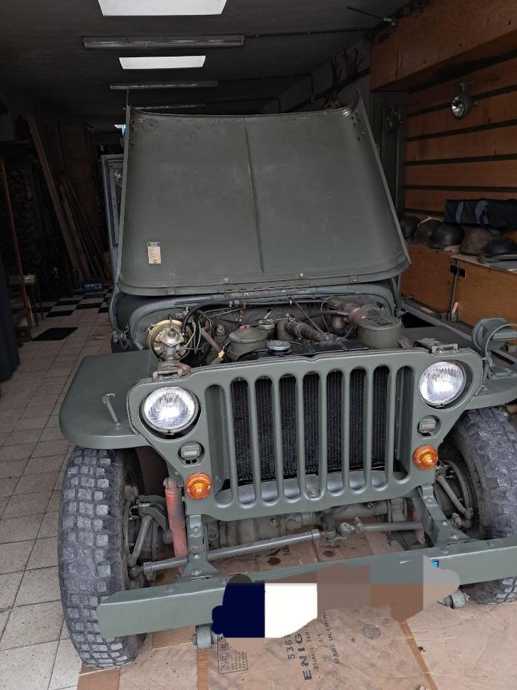 Willys jeep hotchkiss M201, Auto's, Jeep, Particulier, Overige modellen, Benzine, Cabriolet, Handgeschakeld, Groen, Vierwielaandrijving