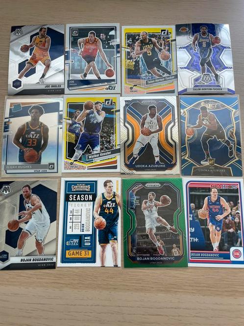 12 Utah Jazz kaarten, Hobby en Vrije tijd, Stickers en Plaatjes, Nieuw, Meerdere plaatjes, Ophalen of Verzenden