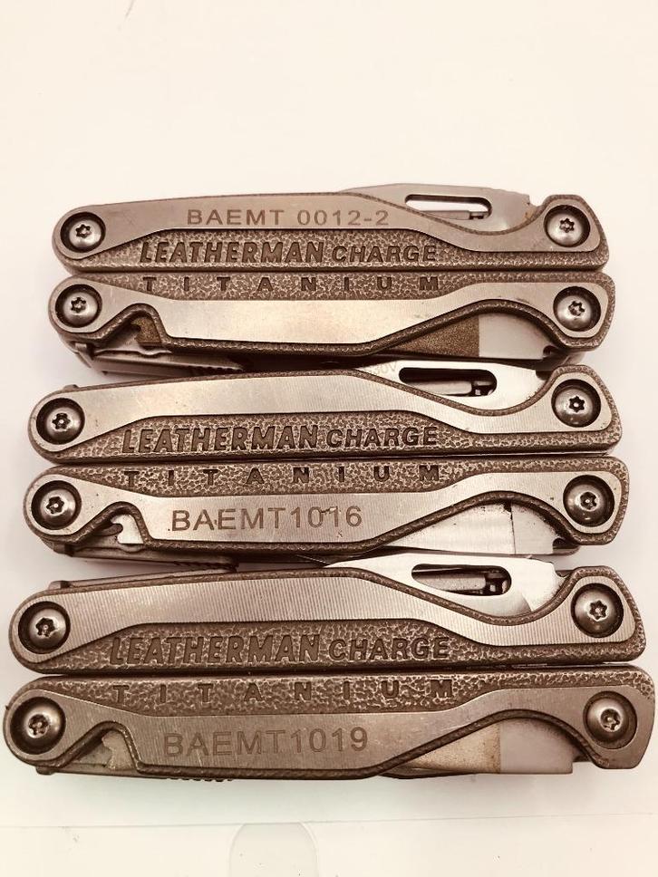 Leatherman Charge TTI Gen1 Titanium S30V Cap Crimper BEAMT e, Caravans en Kamperen, Kampeergereedschap, Gebruikt, Verzenden