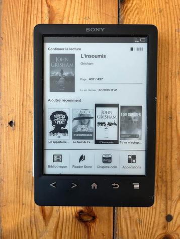  Sony Reader PRS-T3 – Liseuse électronique beschikbaar voor biedingen