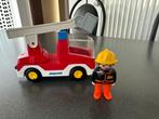 Playmobil 6967 brandweerwagen + personage, Ophalen of Verzenden, Gebruikt, Complete set