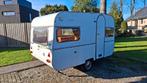 Caravan oldtimer de roeck loire 1971 in topconditie, Caravans en Kamperen, Caravans, Overige merken, Standaardzit, Uitbouw voortent