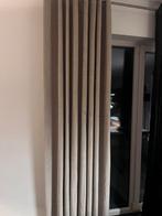 Gordijnen beige velours 5 stuks, Ophalen, Zo goed als nieuw, Beige