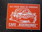 F: sticker autorally steunsticker Cafe Koerierke Boutersem, Verzamelen, Ophalen of Verzenden, Zo goed als nieuw, Auto of Motor