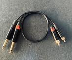 Dubbele stereokabel naar 2x jack - 2x RCA, Ophalen of Verzenden, Nieuw, Apparatuur