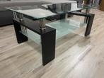 Table basse / Table basse en verre 100x60x45cm, 50 à 100 cm, Autres essences de bois, Rectangulaire, 50 à 100 cm