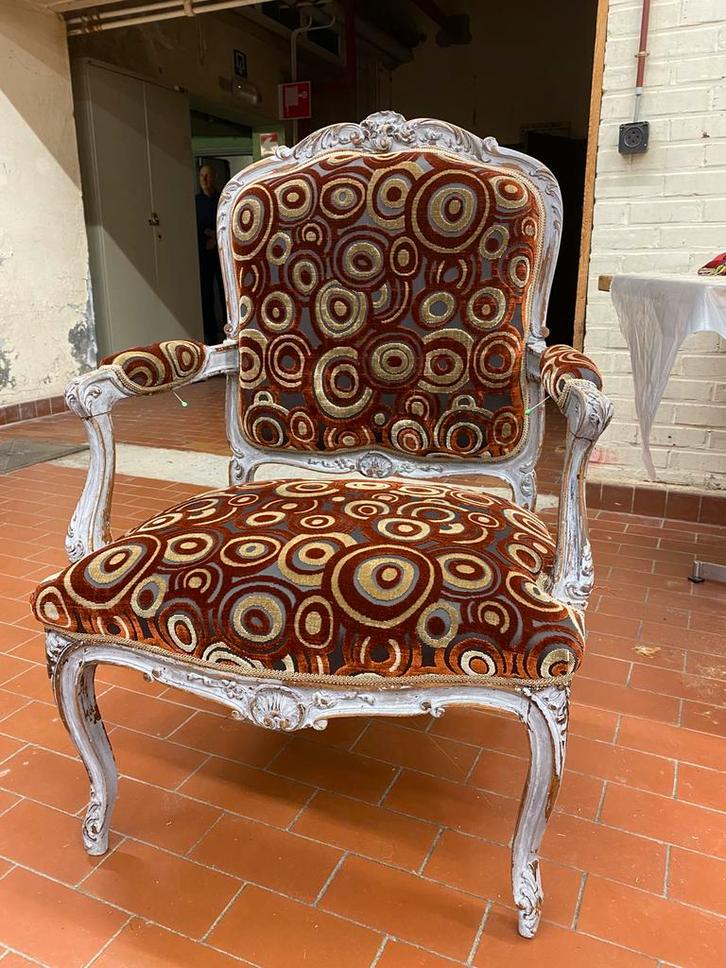 Fauteuil Style Louis XV restauré à l’ancienne, Antiquités & Art, Antiquités | Meubles | Chaises & Canapés, Enlèvement