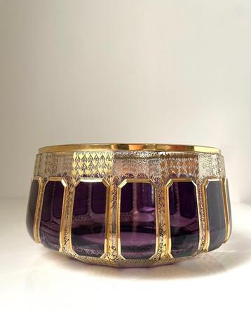 Cristal Ludwig Moser und Söhne -Exceptionnelle- Art-Déco1930, Enlèvement ou Envoi