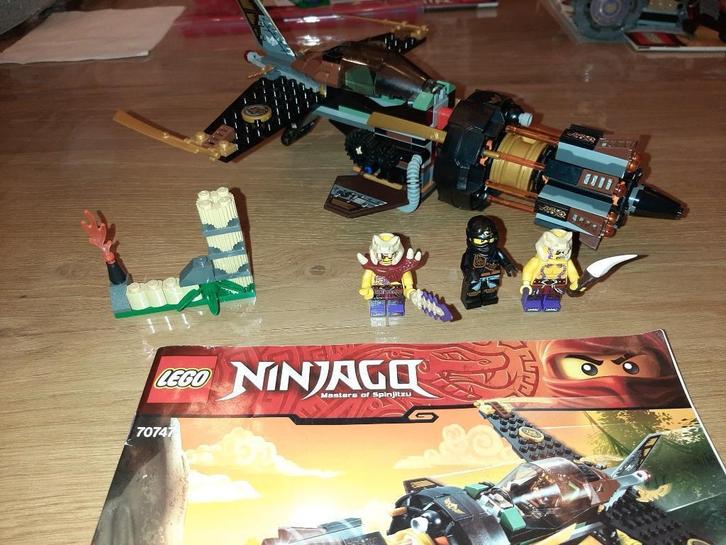 Lego Set Ninjago 70747 Boulder Blaster, Kinderen en Baby's, Speelgoed | Duplo en Lego, Gebruikt, Lego, Complete set, Ophalen of Verzenden