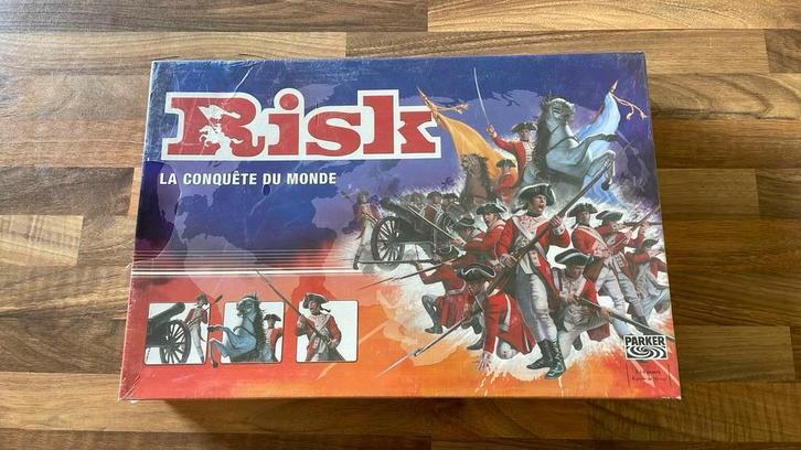 Jeu de société - Risk - Parker sous cellophane, Hobby en Vrije tijd, Gezelschapsspellen | Bordspellen, Zo goed als nieuw, Een of twee spelers