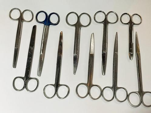 10x Partij Taxidermie Professionele chirurgische schaar S2, Caravans en Kamperen, Kampeergereedschap, Gebruikt, Ophalen of Verzenden