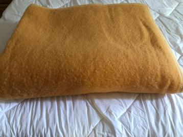 Wollen deken Good night 240x300 cm oranje/zand  nieuwpr 450€ beschikbaar voor biedingen