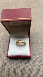 Bague en or 18 carats avec 4 diamants, Bijoux, Sacs & Beauté, Bagues, Jaune, 18 à 19, Comme neuf, Or