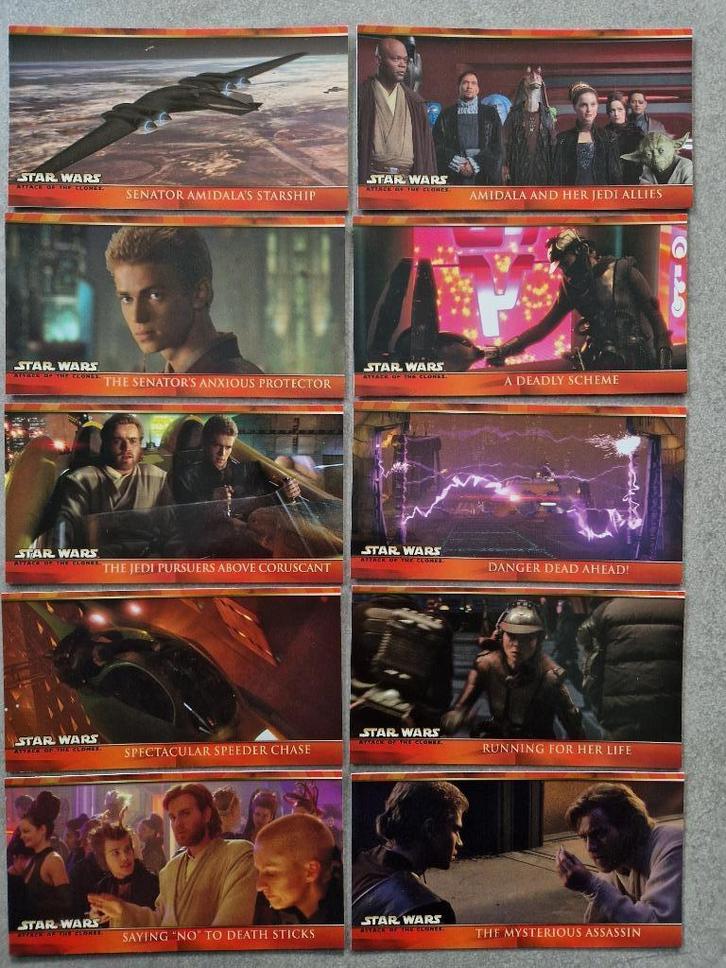 Star Wars Topps Widevision Attack of the Clones set 2002, Verzamelen, Star Wars, Zo goed als nieuw, Overige typen, Ophalen of Verzenden