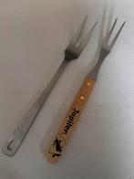 2 fourchettes à viande pour ea barbecue L30cm, Enlèvement, Neuf, Inox ou Chrome, Couverts en vrac