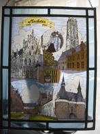 Vintage brandglas van de stad " Mechelen "., Antiek en Kunst, Ophalen of Verzenden