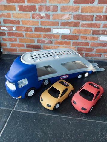 Little tikes - Vrachtwagen met 2 auto's, Kinderen en Baby's, Speelgoed |Speelgoedvoertuigen, Ophalen