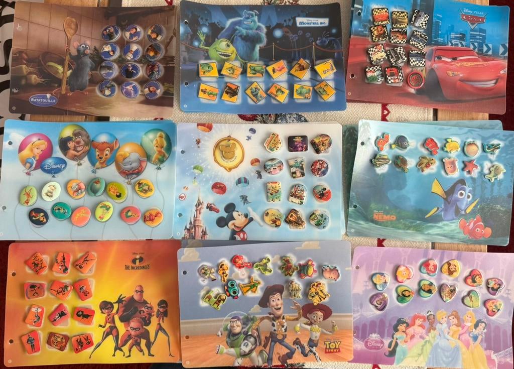 Lot pin’s Disney, Enlèvement, Neuf