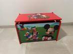 Coffre a jouet Mickey en bois solide, Enlèvement, Comme neuf