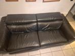 Lederen salon 2x relax, Ophalen, Gebruikt, 100 tot 125 cm, Driepersoons