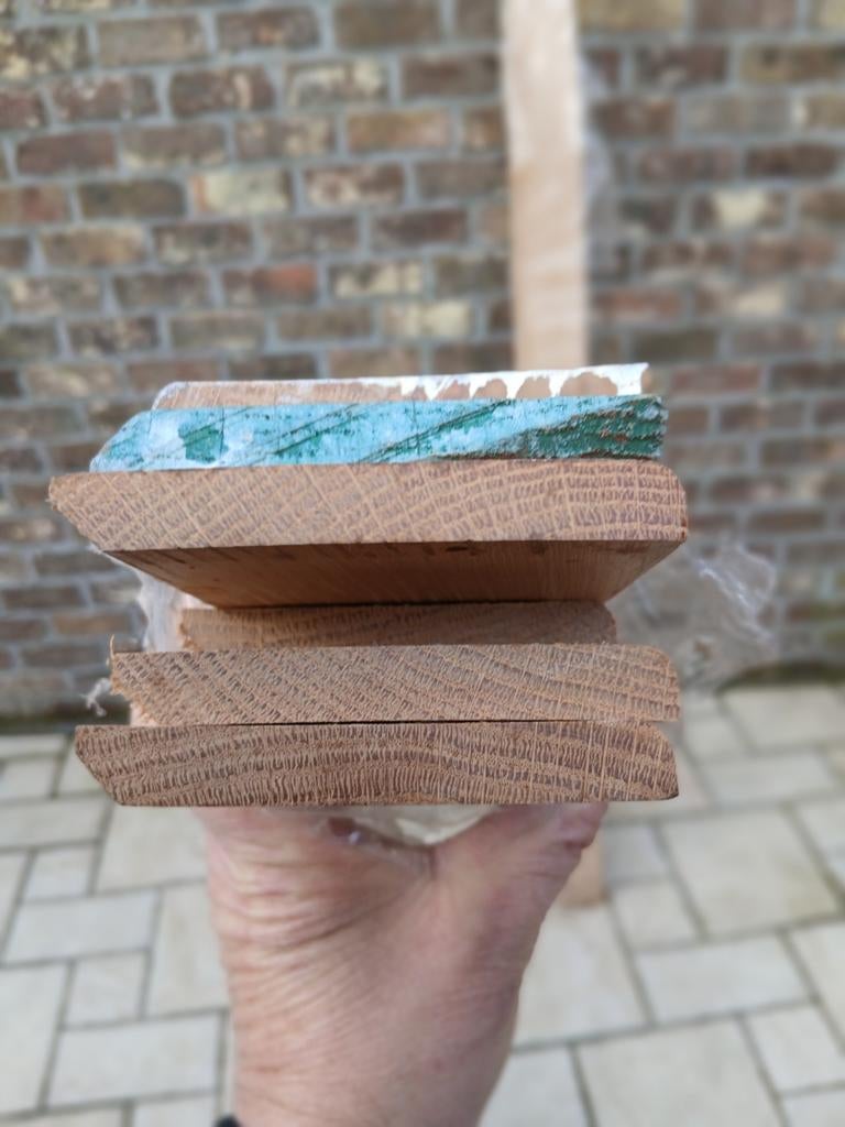 Eiken plinten, Enlèvement, Chêne, Plinthes